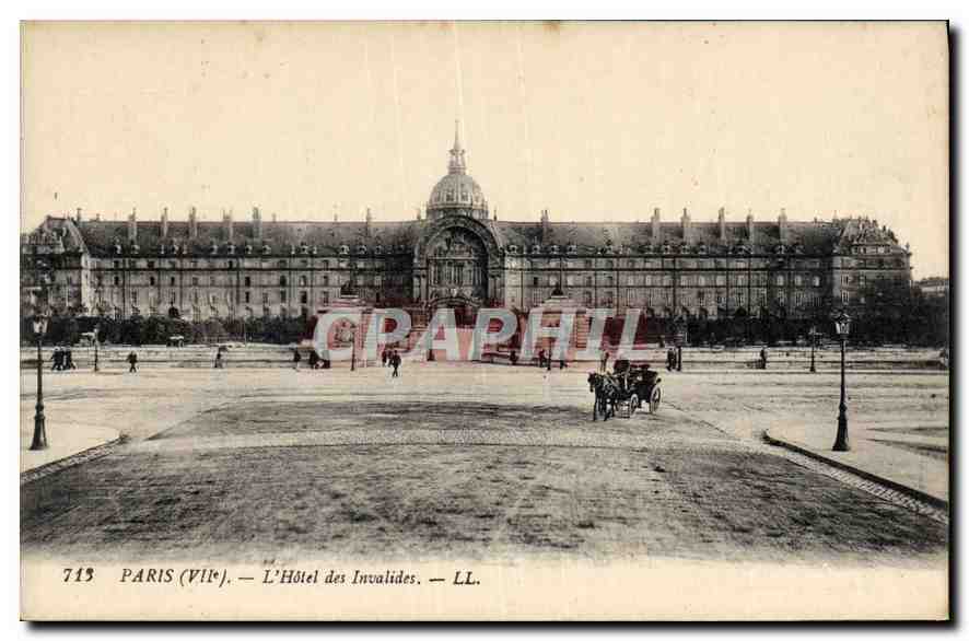 CPA Paris VII L'Hotel des Invalides 