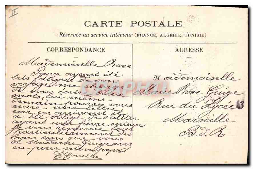 CPA Paris Faubourg Saint Martin et Mairie du X  — Rückseite