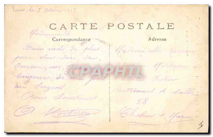 CPA Paris 9 arrt Eglise de la Trinite Inaguree en 1967  — Rückseite