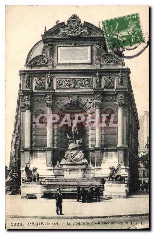 CPA Paris 6 arrt La Fontaine St michel 