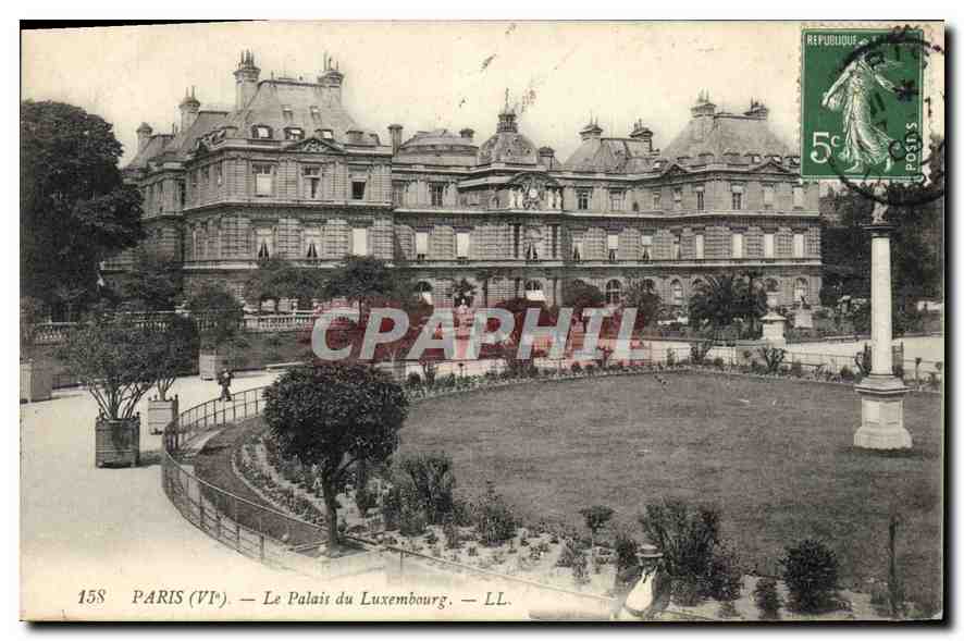 CPA Paris VI Le Palais du Luxembourg 