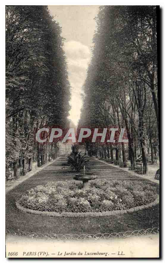 CPA Paris VI Le Jardin du Luxembourg 