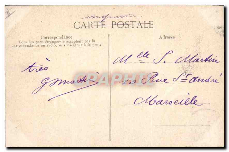 CPA Paris Jardin et Palais du Luxembourg  — Rückseite