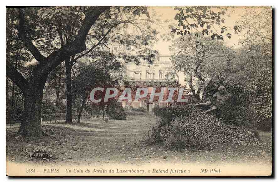 CPA Paris Un Coin du Jardin du Luxembourg 