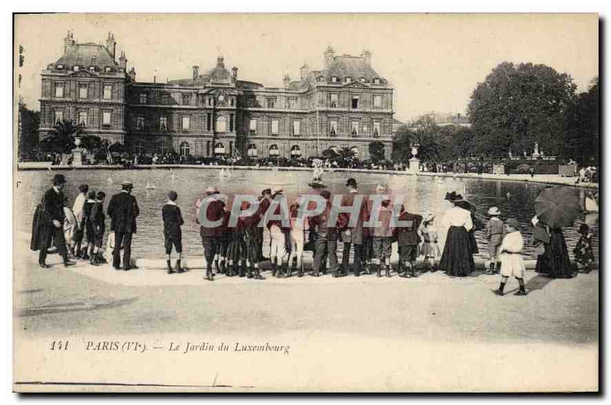 CPA Paris VI Le Jardin du Luxembourg 