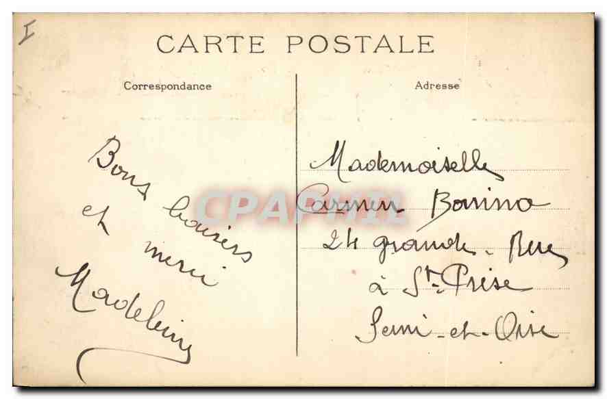 CPA Paris 6e Jardin du Luxembourg le bassin  — Rückseite