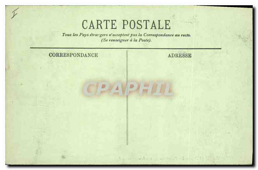 CPA Paris VIe le palais du Luxembourg  — Rückseite
