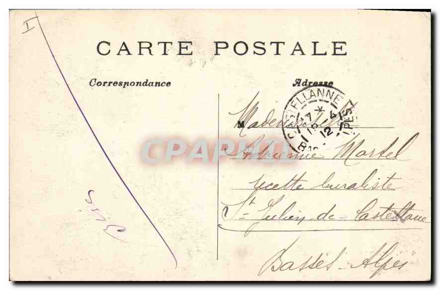 CPA Paris 6e arrt la fontaine Medicis  — Rückseite