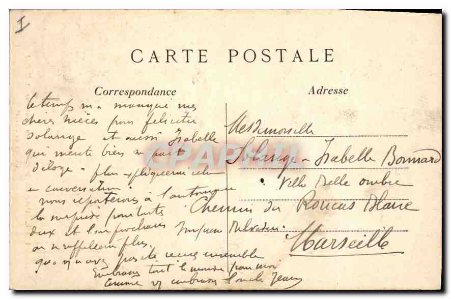 CPA Paris 6e arrt la Fontaine St Michel Oeuvre de Duret  — Verso