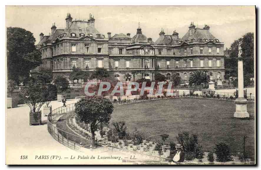CPA Paris VIe le palais du Luxembourg 