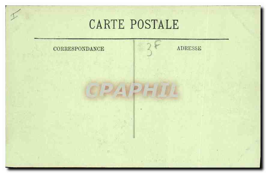 CPA Paris VIe le palais du Luxembourg  — Rückseite