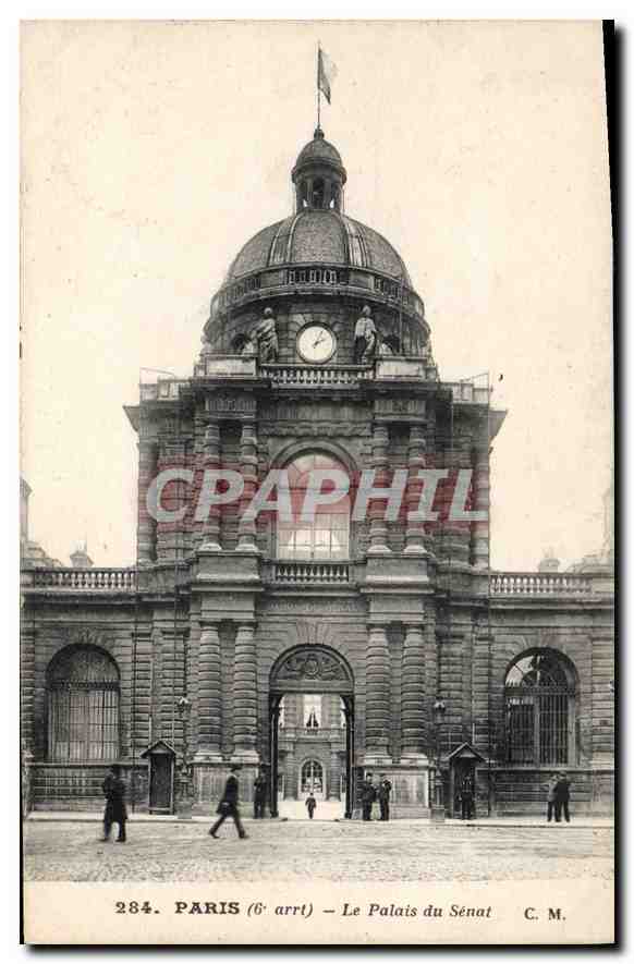 CPA Paris 6e arrt le palais du Senat 