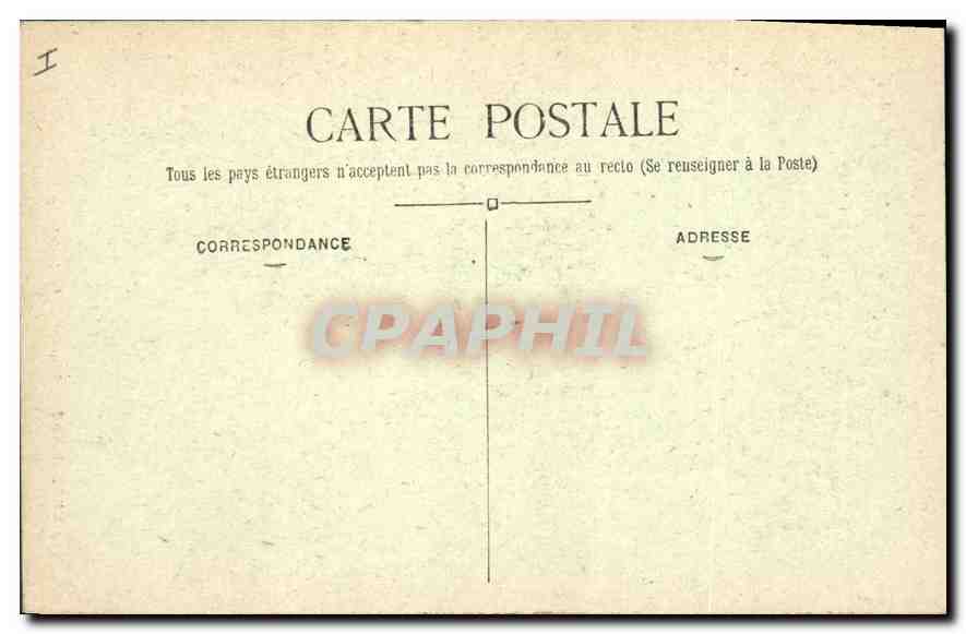 CPA Paris 6e arrt le palais du Senat  — Rückseite