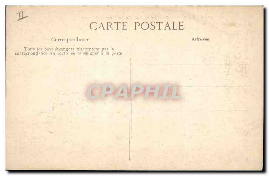 CPA Paris jardin et palais du Luxembourg  — Rückseite
