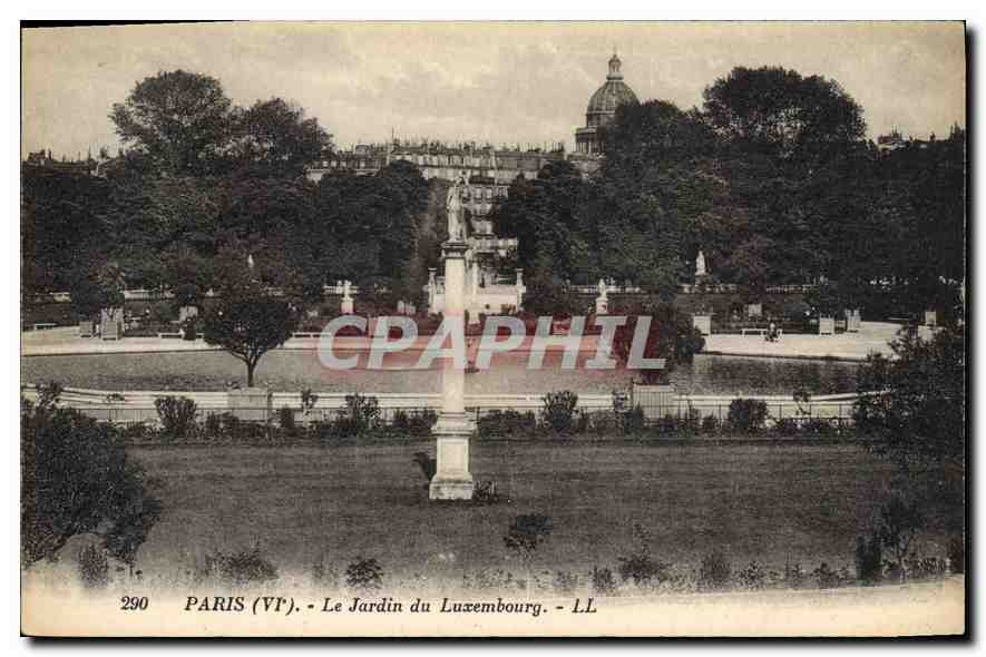CPA Paris VIe le jardin du Luxembourg 