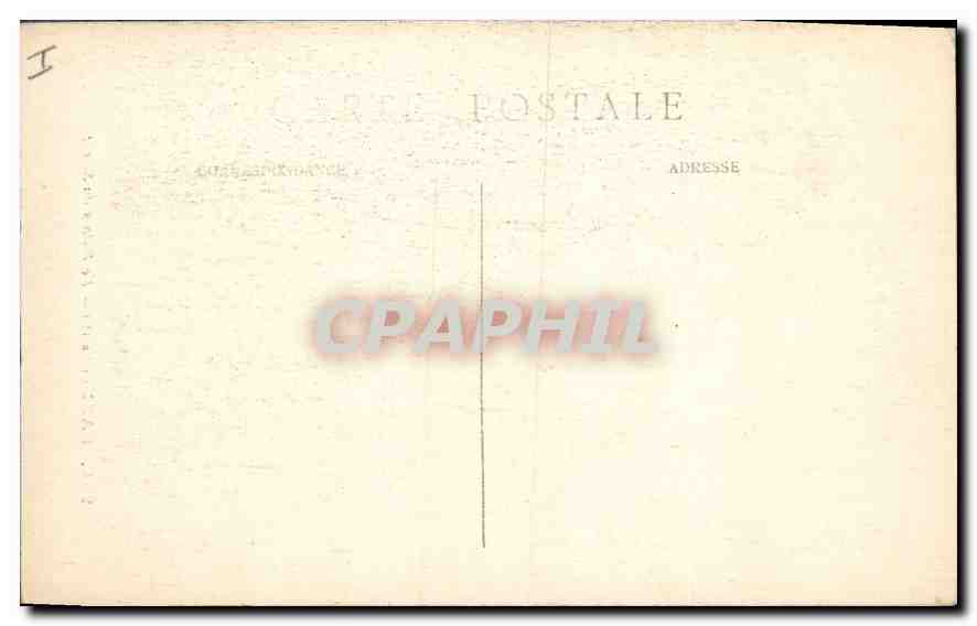 CPA Paris 6e arrt le palais du Senat  — Rückseite