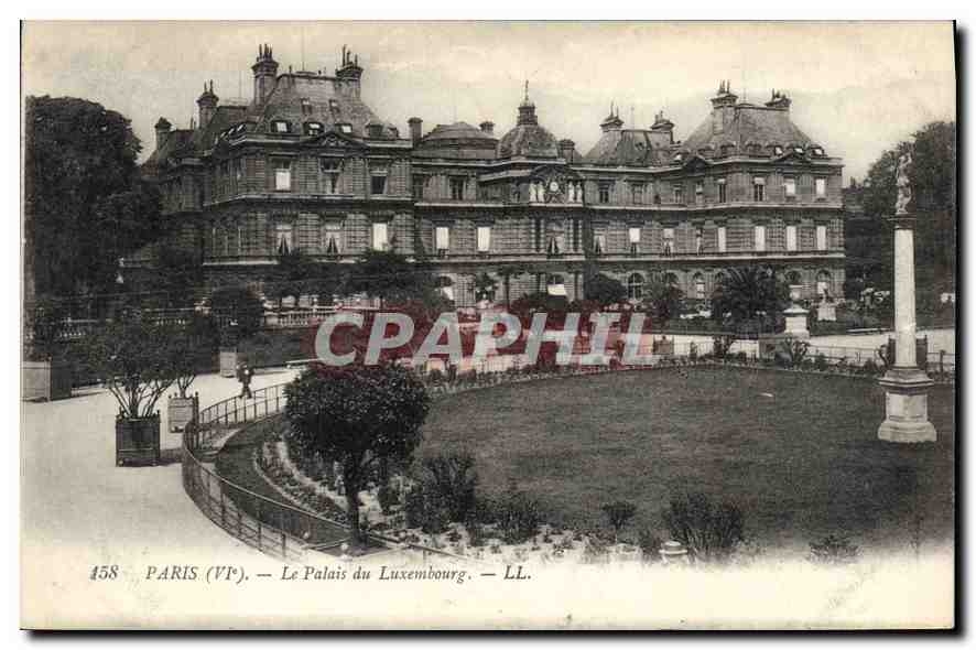 CPA Paris Vie le palais du Luxembourg 