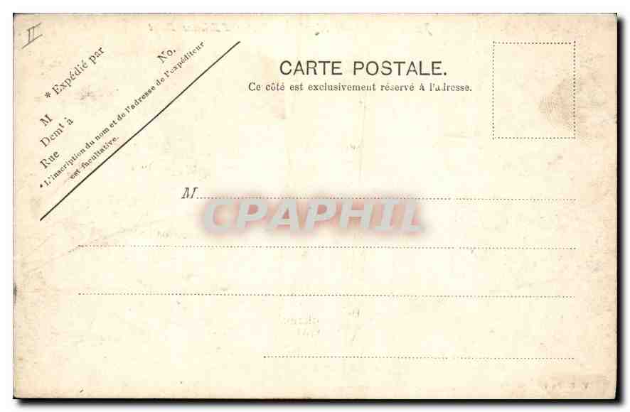CPA Paris Place Maubert statue d'Etienne Dolet  — Verso