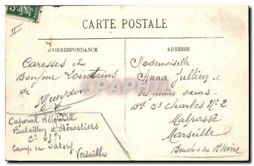 CPA Paris VIe le palais du Luxembourg  — Rückseite