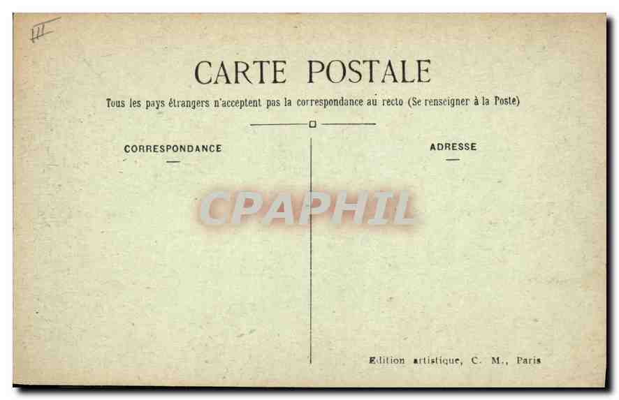 CPA Paris 5e arrt les Arenes Romaines rue de Navarre  — Rückseite