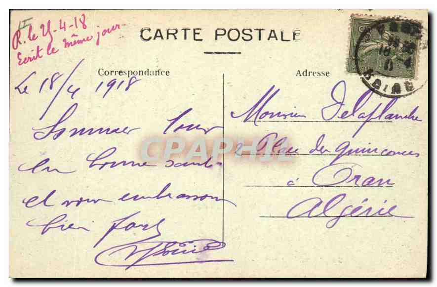 CPA Paris 5e arrt la rue Soufflot et le Pantheon  — Rückseite