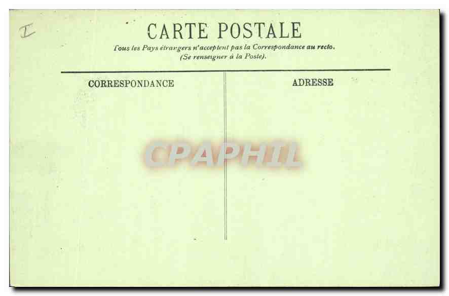 CPA Paris Ve le Musee de Cluny  — Rückseite