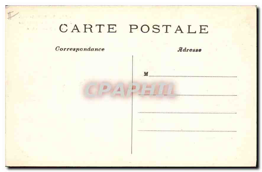CPA Paris 5e arrt la Sorbonne et la statue d'Auguste Comte  — Rückseite