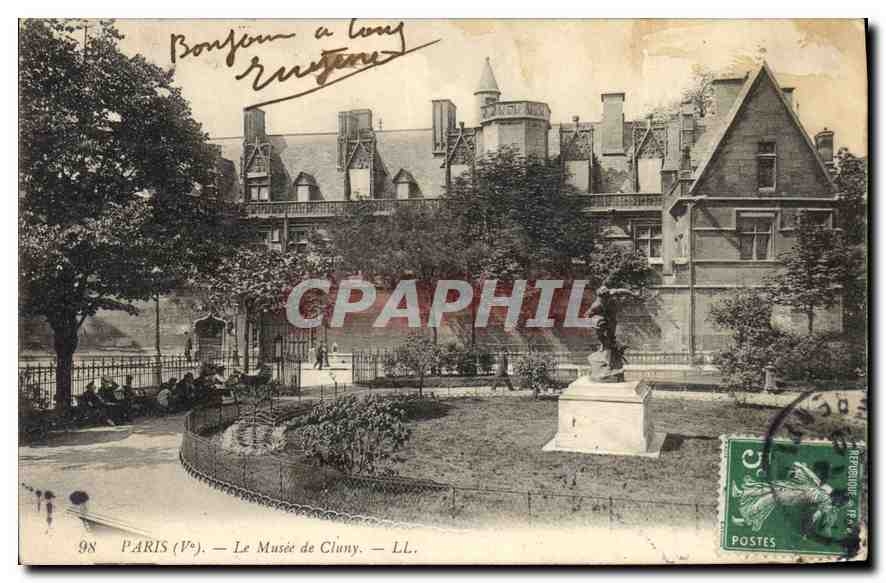 CPA Paris Ve le Musee de Cluny 