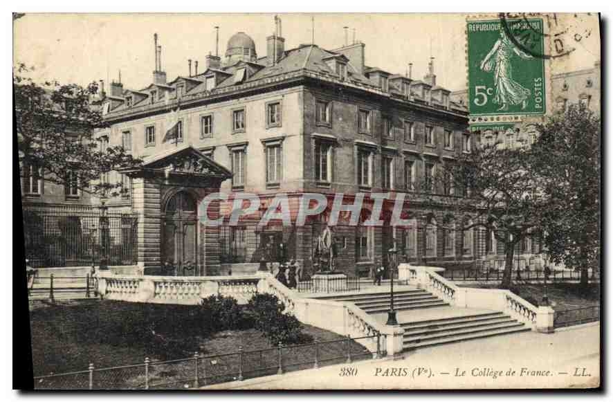 CPA Paris Ve le College de France 