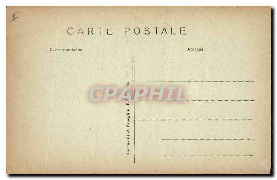 CPA Paris 5e le Pantheon et la rue Soufflot  — Rückseite