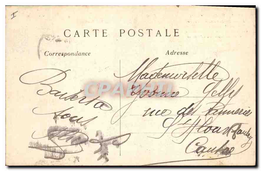 CPA Paris 5e arrt Eglise St Julien le Pauvre date du 7e siecle fut pillee et incendiee par les Norma — Rückseite