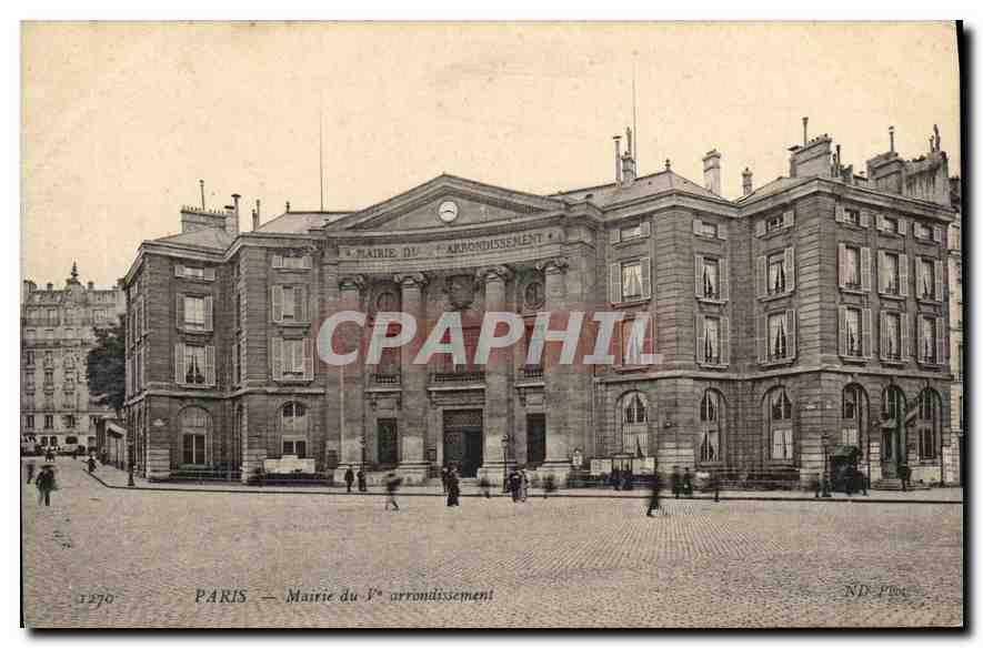 CPA Paris Mairie du Ve arrondissement 