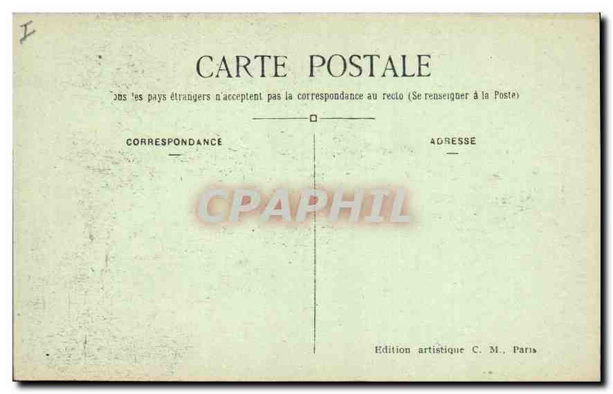 CPA Paris 5e arrt eglise Saint Etienne du Mont commencee sous Francois Ier et terminee sous Louis XI — Verso