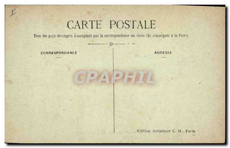 CPA Paris 5e arrt la rue Soufflot et le Pantheon  — Rückseite