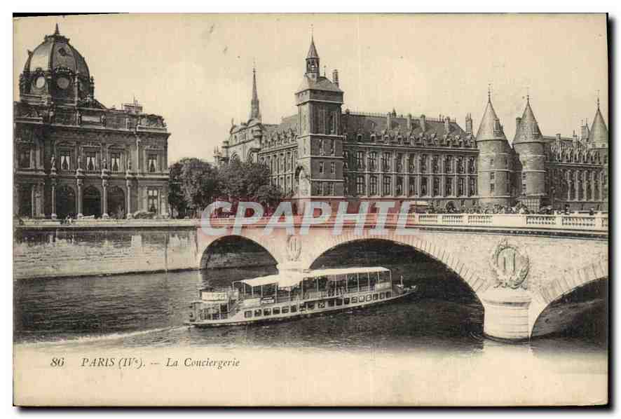 CPA Paris IV e la Conciergerie 