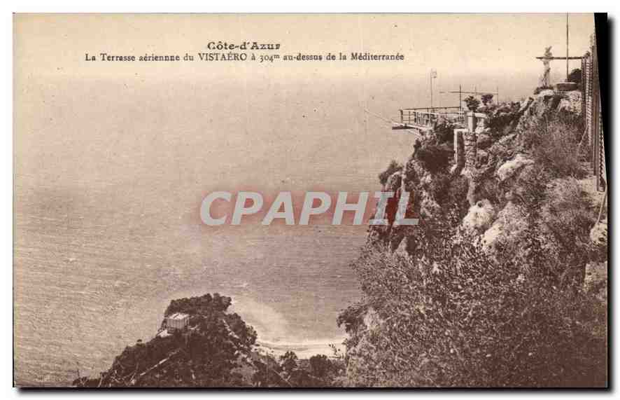 CPA Cote d'Azur la Terrasse aerienne du Vistaero au dessus de la Mediterranee 