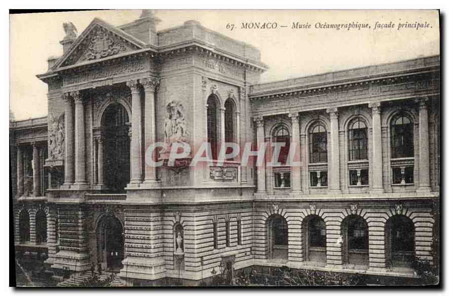 Monaco — Musée Océanographique, façade principale — Édition spéciale Aux Dames de France, n°67