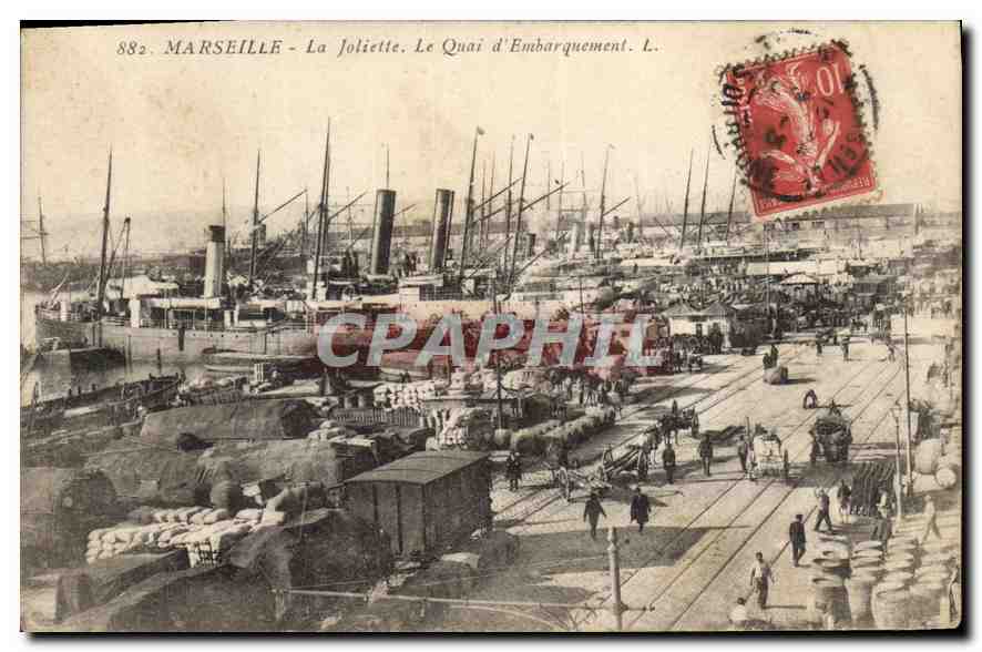 MARSEILLE - La Joliette. Le Quai d'Embarquement. L. - 882
