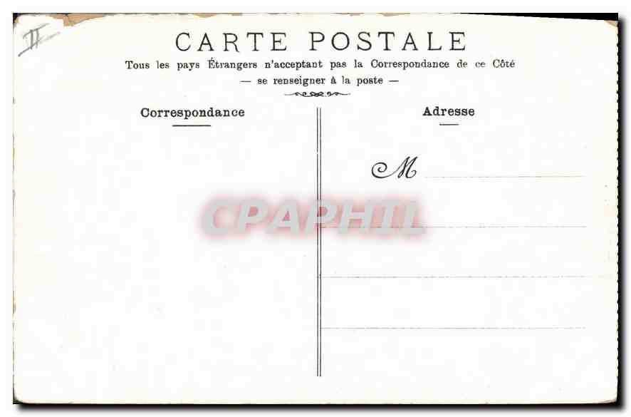 CPA Marseille vue prise du chateau d'If  — Verso