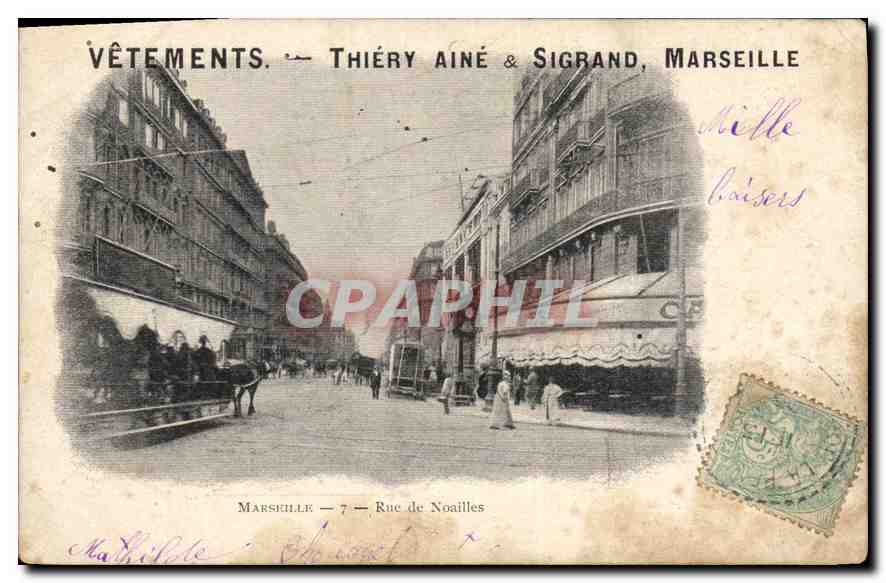 CPA Marseille rue de Noailles 