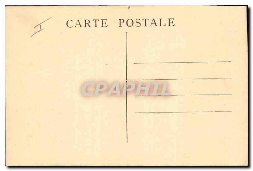 CPA Collection de la Chambre de Commerce de Marseille le port de Marseille en 1820 Gravure de Garner — Verso