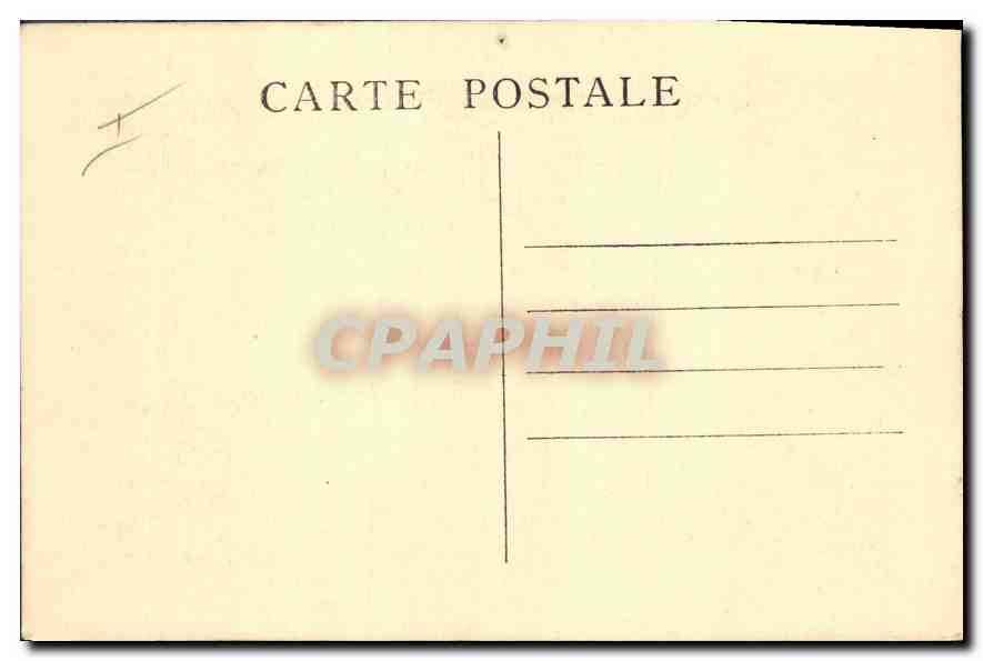 CPA Collection de la Chambre de Commerce de Marseille le port de Marseille et l'Arsenal des galeres  — Verso