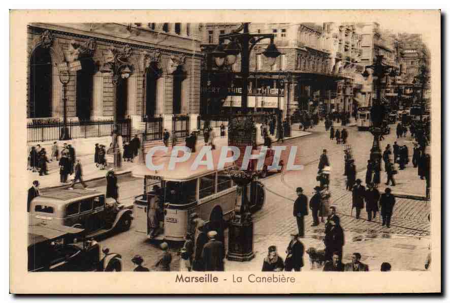 CPA Marseille la Canebiere 