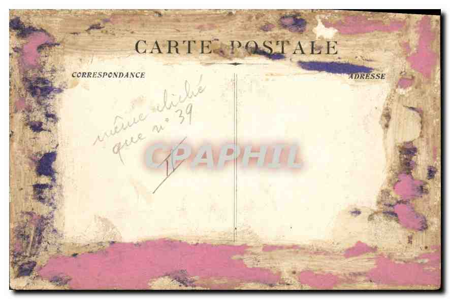 CPA Marseille la Bibliotheque  — Verso