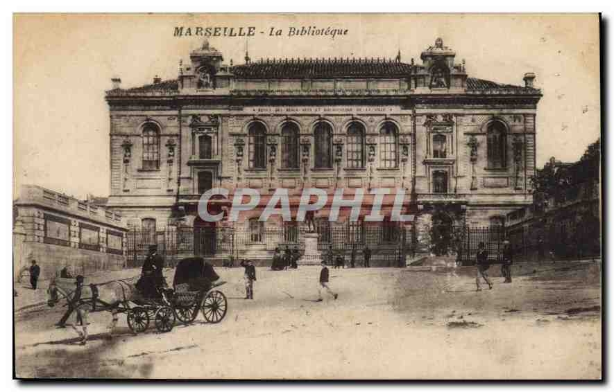 CPA Marseille la Bibliotheque 