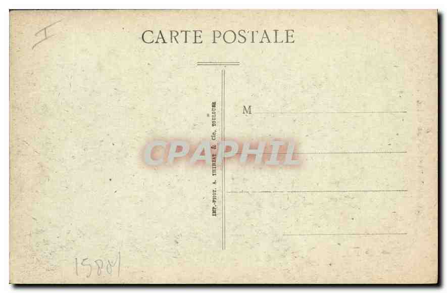 CPA Marseille la cathedrale Tramway — Verso