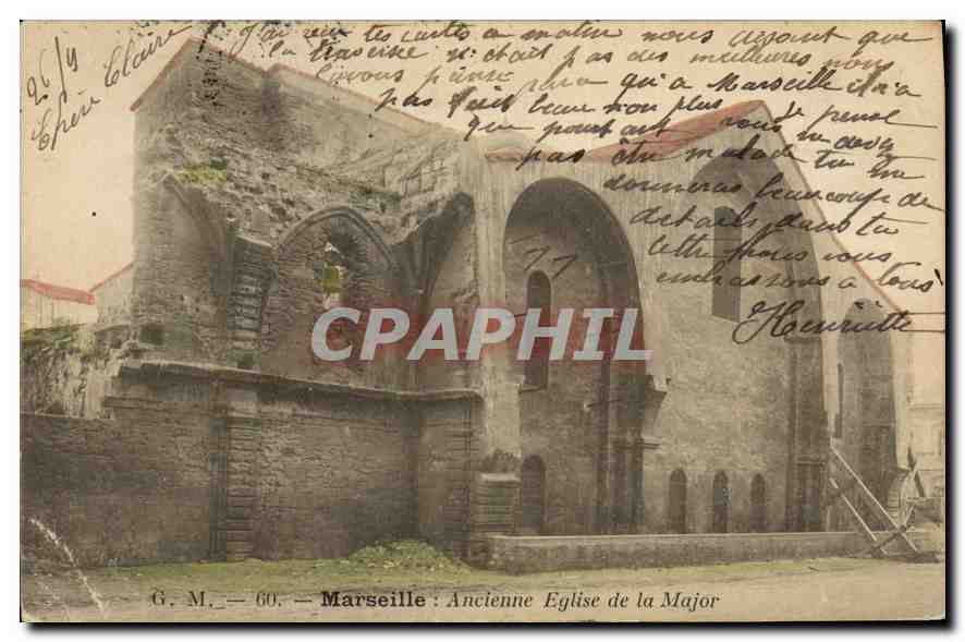 CPA Marseille Ancienne Eglise de la Major 