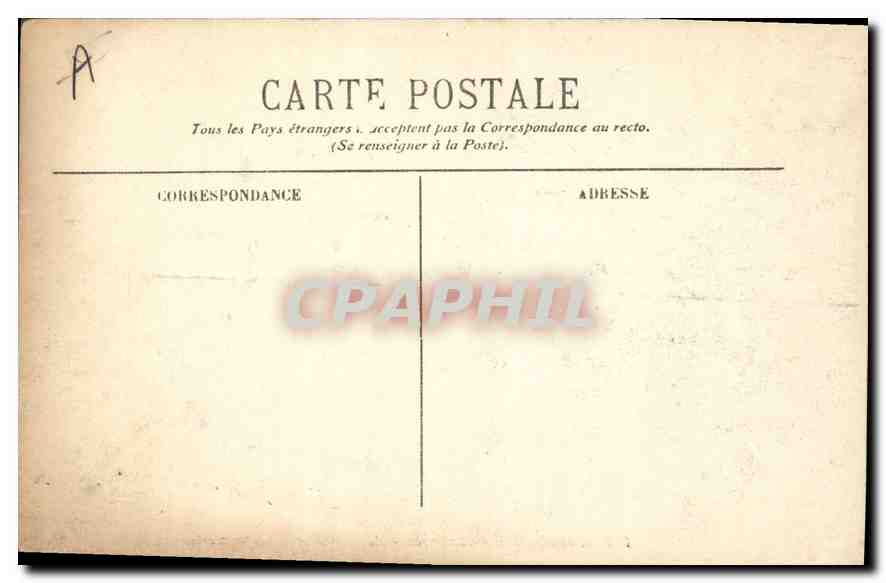 CPA Marseille Laboratoire A Marlon de Zoologie Marine  — Verso