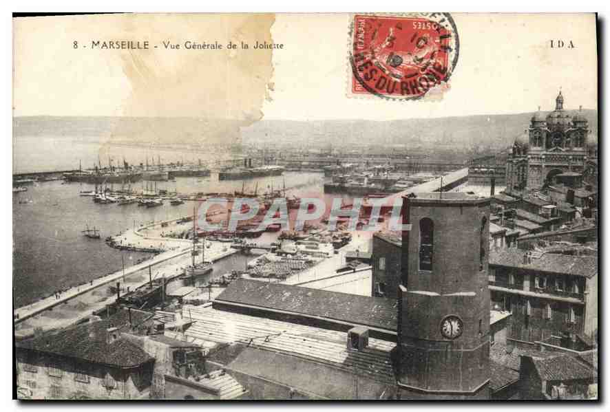 CPA Marseille vue generale de la Joliette 