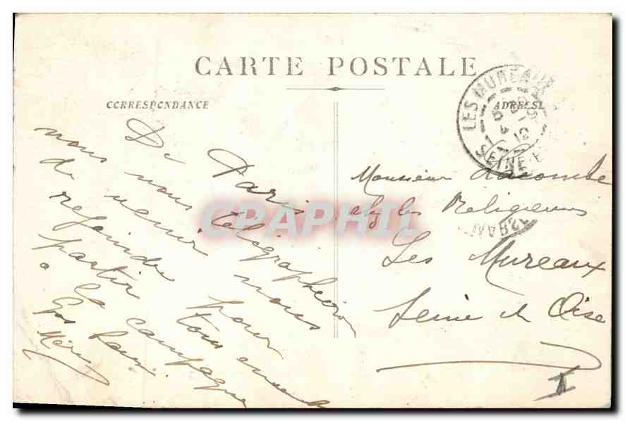 CPA Marseille vue generale de la Joliette  — Rückseite